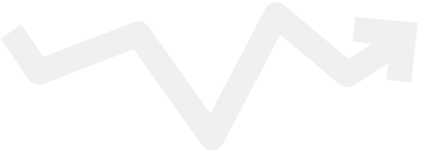 Hellgrauer Zickzack-Pfeil zeigt nach rechts